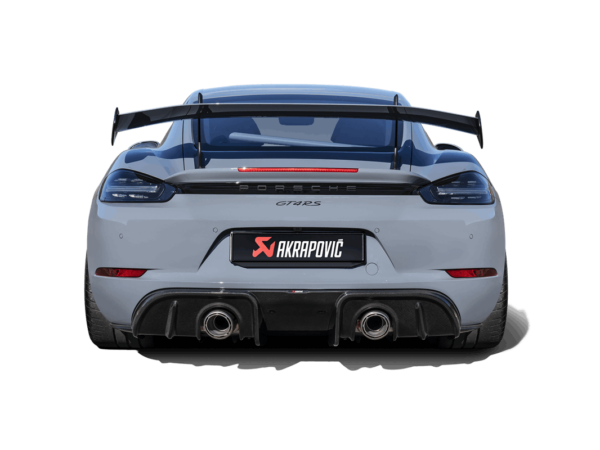 Akrapovič Rear Carbon Fibre Diffuser - High Gloss | 718 Cayman GT4 RS / Spyder RS