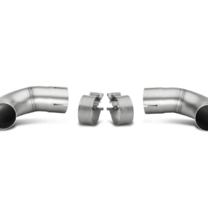 Akrapovič Link pipe set (fits on stock exhaust, SS) | Golf (VI) GTI