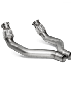 Akrapovič Link pipe set (SS) - for Audi Sport Akrapovič exhaust system | RS 6 Avant (C7)