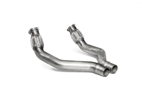 Akrapovič Link pipe set (SS) - for Audi Sport Akrapovič exhaust system | RS 6 Avant (C7)