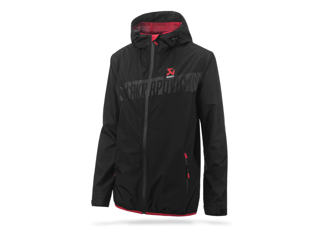 Akrapovič Corpo Windbreaker Black Men's - OPSHOLDERS Akrapovič Corpo Windbreaker Black Men's