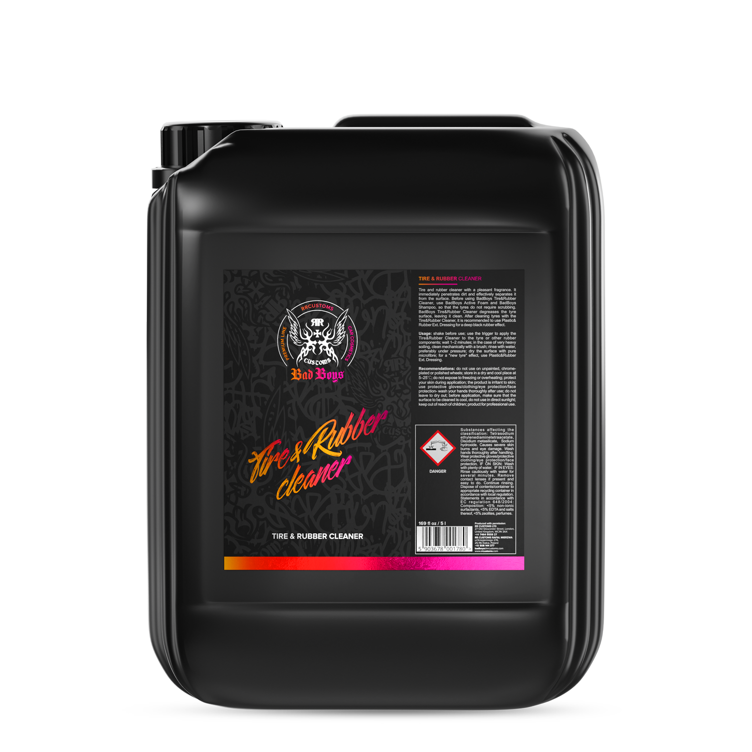 Tire & Rubber Cleaner 5L - OPSHOLDERS Tire & Rubber Cleaner 5L