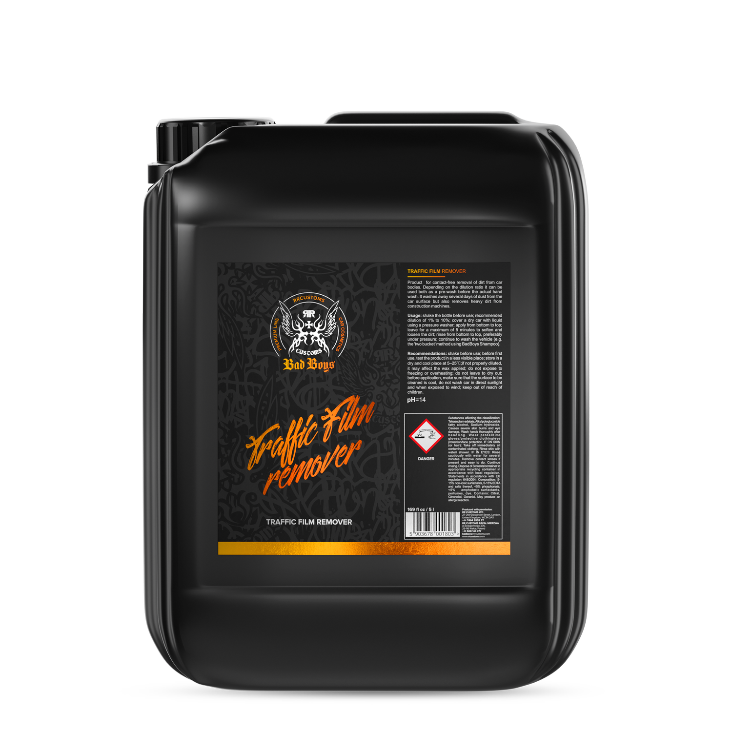 Traffic Film Remover TFR 5L - OPSHOLDERS Traffic Film Remover TFR 5L