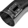 Eventuri Honda FK2 Black Carbon MAF-TUBE and silicone hose EVE-FK2-CF-MAF