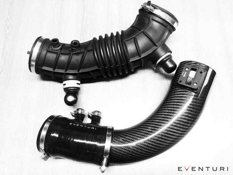 Eventuri Honda FK2 Black Carbon MAF-TUBE and silicone hose EVE-FK2-CF-MAF