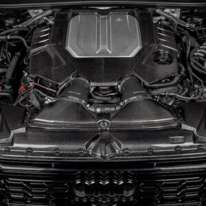 Eventuri Audi C8 RS6 RS7 Black Carbon Engine Cover Matte EVE-C8RS6-CFM-ENG