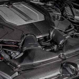 Eventuri Audi C8 RS6 RS7 Black Carbon Engine Cover Matte EVE-C8RS6-CFM-ENG