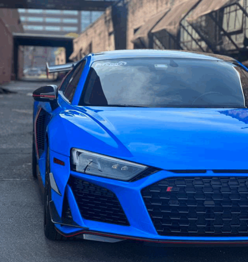 Audi R8 Gen.2 facelift front canards GT 2023