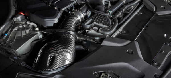 Eventuri BMW F9X M5/M8 Black Carbon intake with shrouds EVE-F9XM5M8-CF-INT