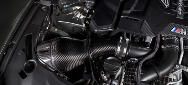 Eventuri BMW F9X M5/M8 Black Carbon intake with shrouds EVE-F9XM5M8-CF-INT