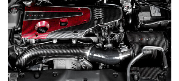 Eventuri FL5, FK8 and FK2 Engine Cover Red and Black EVE-FK8FK2-ENG