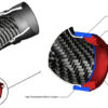 Eventuri USA ONLY : Audi RS3 8Y LHD Carbon turbo inlet with NO FLANGE EVE-TRB8Y-LHD-NIL