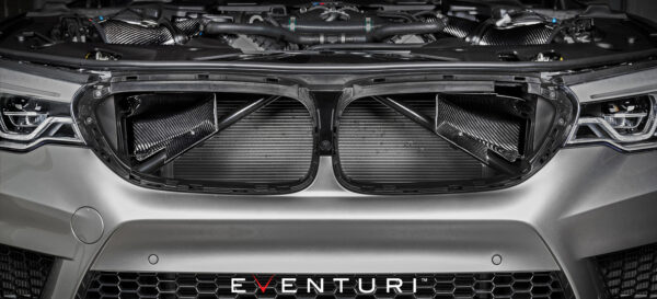 Eventuri BMW F9X M5/M8 Black Carbon intake with shrouds EVE-F9XM5M8-CF-INT