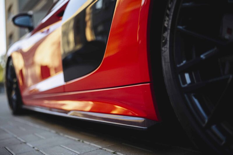 Audi R8 Gen.2 prelift side skirts Performance package - OPSHOLDERS Audi R8 Gen.2 prelift side skirts Performance package