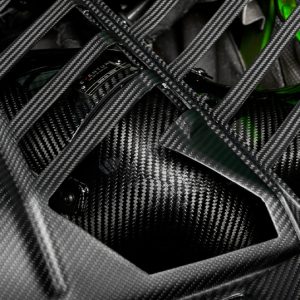 Eventuri Lamborghini Huracan Carbon Engine Cover Set Matte Finish EVE-HCN-CFM-ENG