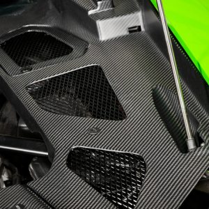Eventuri Lamborghini Huracan Carbon Engine Cover Set Matte Finish EVE-HCN-CFM-ENG