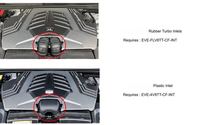 Eventuri Lamborghini Urus Intake System EVE-4V8TT-CF-INT
