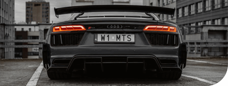Audi R8 Gen.2 prelift diffuser Performance package