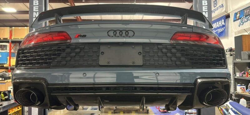 Audi R8 Gen.2 facelift diffuser