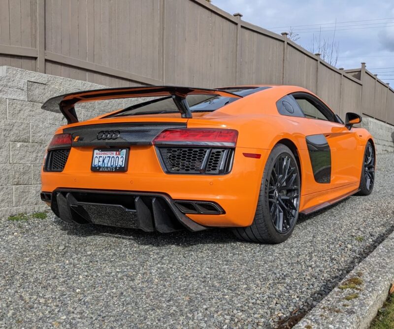 Audi R8 Gen.2 spoiler / wing Vor style - OPSHOLDERS Audi R8 Gen.2 spoiler / wing Vor style