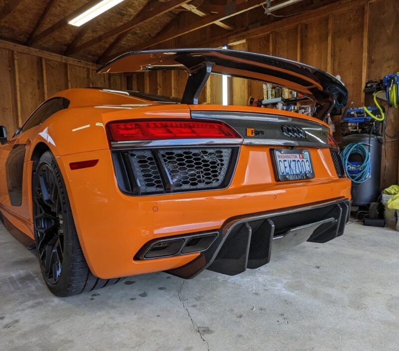 Audi R8 Gen.2 spoiler / wing Vor style - OPSHOLDERS Audi R8 Gen.2 spoiler / wing Vor style