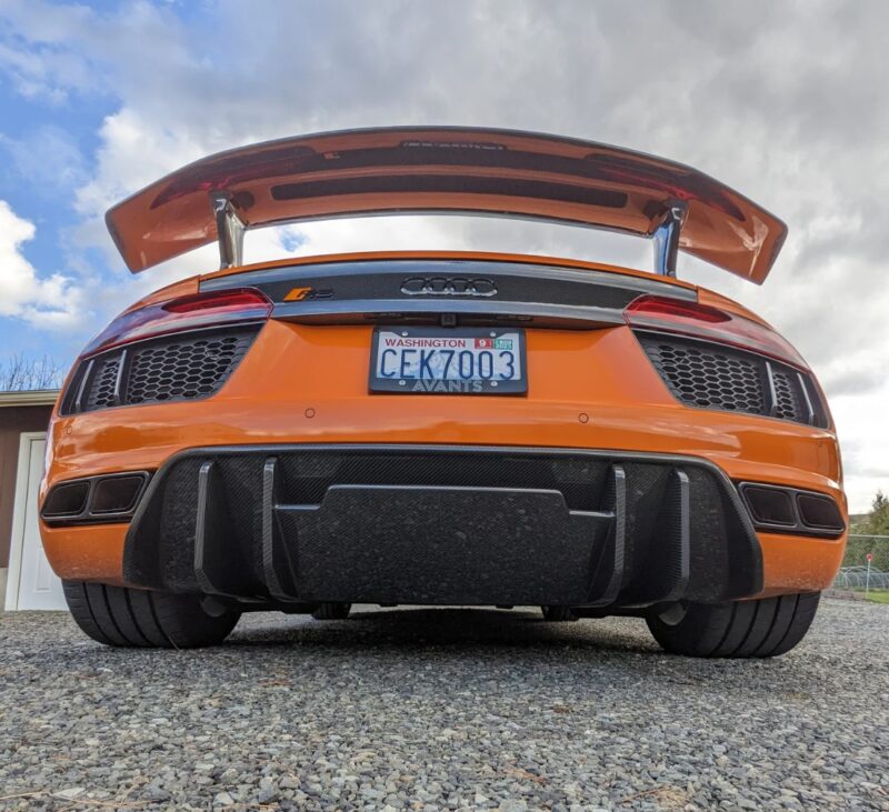 Audi R8 Gen.2 spoiler / wing Vor style - OPSHOLDERS Audi R8 Gen.2 spoiler / wing Vor style
