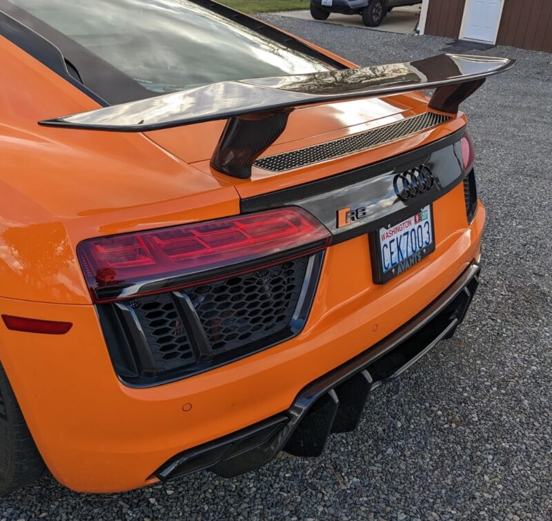 Audi R8 Gen.2 spoiler / wing Vor style - OPSHOLDERS Audi R8 Gen.2 spoiler / wing Vor style