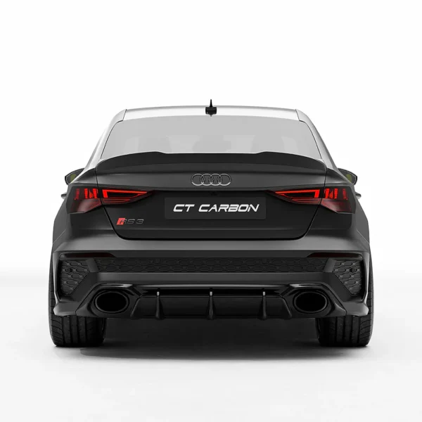 AUDI RS3 8Y CARBON FIBRE REAR DIFFUSER V2 - CT DESIGN