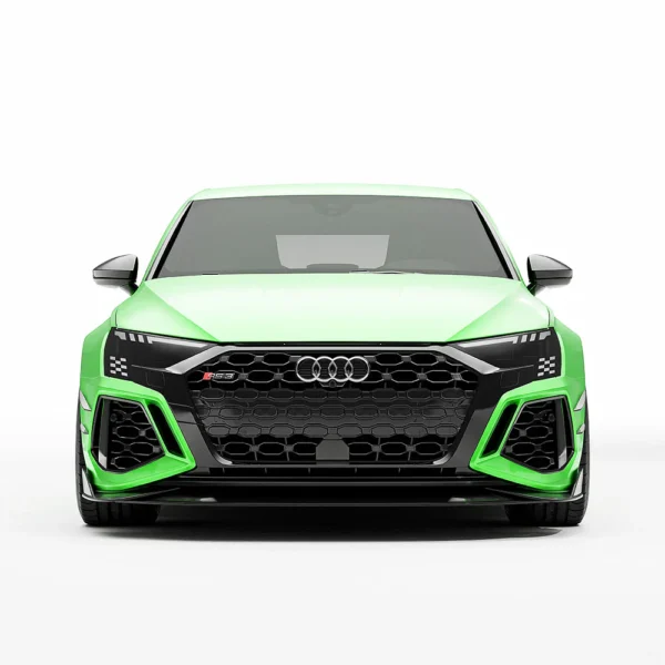 AUDI RS3 8Y CARBON FIBRE FRONT BUMPER CANARDS - CT DESIGN