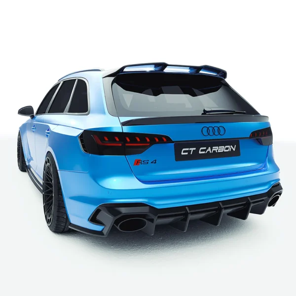 AUDI RS4 B9.5 CARBON FIBRE DIFFUSER - CT DESIGN