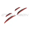 AUDI RS3 8Y CARBON FIBRE FRONT BUMPER CANARDS - CT DESIGN