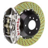 Brembo Upgrade GT System With GT-R 4-Piston Brake Caliper And Drilled Disc