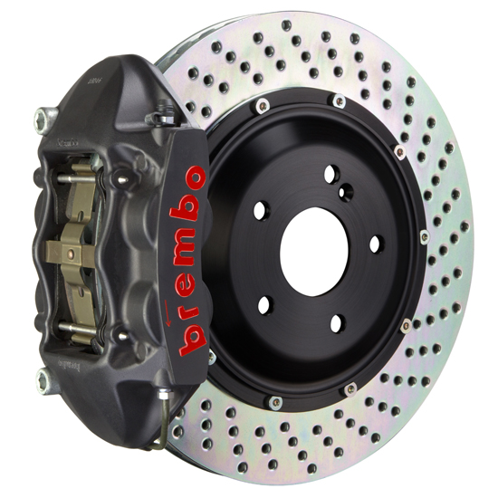 Brembo Upgrade GT System With GT-S 4-Piston Brake Caliper And Drilled Disc