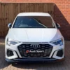 AUDI S3/A3 8Y S-LINE GLOSS BLACK SPLITTER - BLAK BY CT CARBON