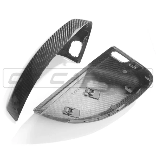 AUDI A3 S3 RS3 8V PRE-PREG CARBON FIBRE MIRRORS - WITH LANE ASSIST