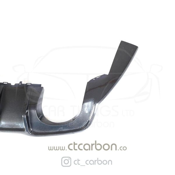 AUDI RS3 8V SALOON REAR CARBON DIFFUSER WITH DTM LIGHT