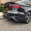 AUDI RS3 8V SALOON REAR CARBON DIFFUSER WITH DTM LIGHT