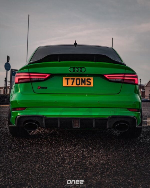 AUDI RS3 8V SALOON REAR CARBON DIFFUSER WITH DTM LIGHT