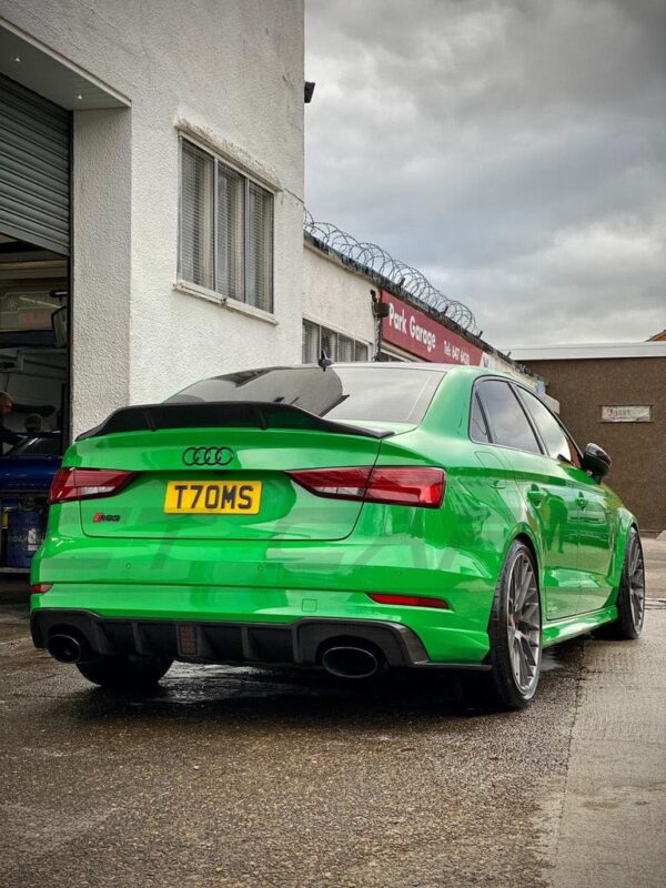 AUDI RS3 8V SALOON REAR CARBON DIFFUSER WITH DTM LIGHT