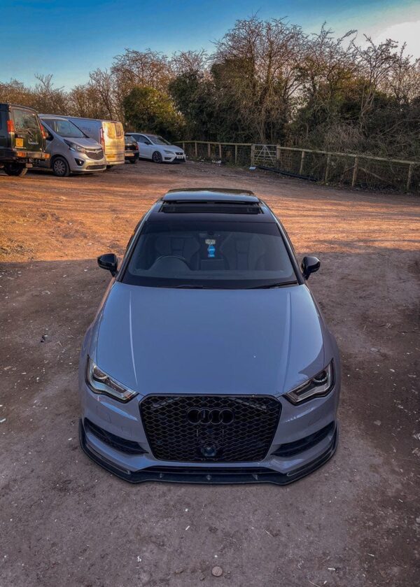 AUDI A3 S-LINE & S3 FACELIFT SALOON 8V CARBON FIBRE SPLITTER