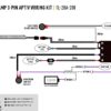 Lazer One-Lamp 3-Pin Aptiv Wiring Kit (12V) 1L-28A-200