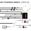 Lazer Two-Lamp 3-Pin Superseal Wiring Kit (12V) - Mid Power 2L-MP-PL-120