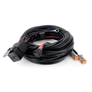 Lazer Two-Lamp 2-Pin Deutsch DT Wiring Kit, Long (12V) 2L-UT-650