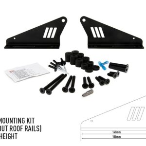 Lazer Roof Mounting Kit - 67mm Height 3001-A-67-K