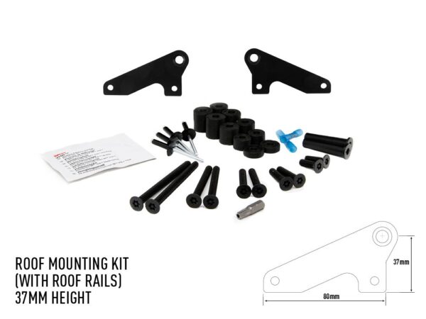 Lazer Forward Roof Mounting Kit - 65mm Height 3001-B-65-K