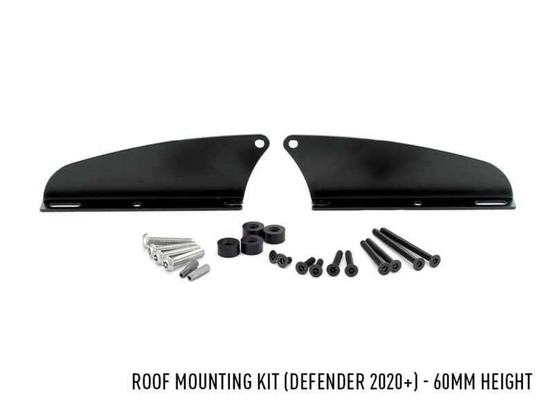 Lazer Roof Mounting Kit - Land Rover Defender (2020+) - 60mm Height (for Linear-42) 3001-DEF20-60-K - OPSHOLDERS Lazer Roof Mounting Kit - Land Rover Defender (2020+) - 60mm Height (for Linear-42) 3001-DEF20-60-K