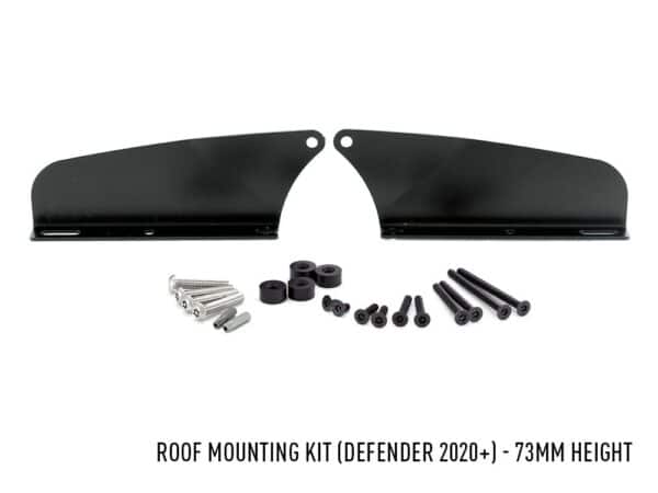 Lazer Roof Mounting Kit - Land Rover Defender (2020+) - 73mm Height (for Triple-R 24) 3001-DEF20-73-K