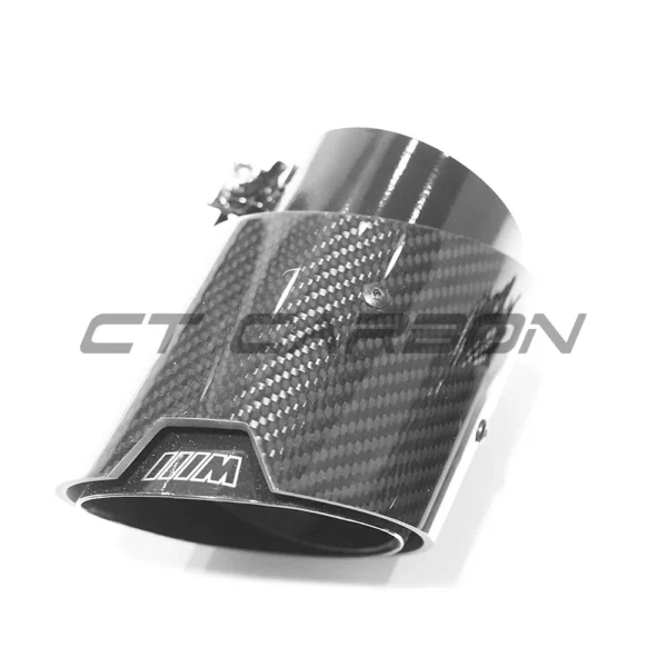 BMW M2, M3, M4 G87/G80/G81/G82/G83 CARBON EXHAUST TIPS - BLACK (SET OF 4)