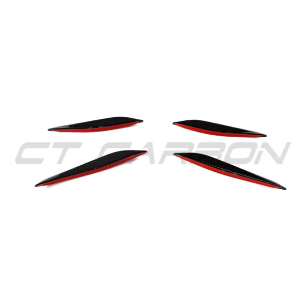 BMW G87 M2 CARBON FIBRE FRONT BUMPER CANARDS