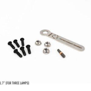 Lazer Anti-Theft Kit (for 3x Sentinel 7'') 1142-0S7-K